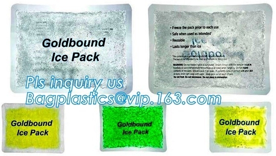 Liquid and fruit fresh keeping ice bag pack, bagged ice storage box for fresh vegetables, disposable ice cube bag for fr