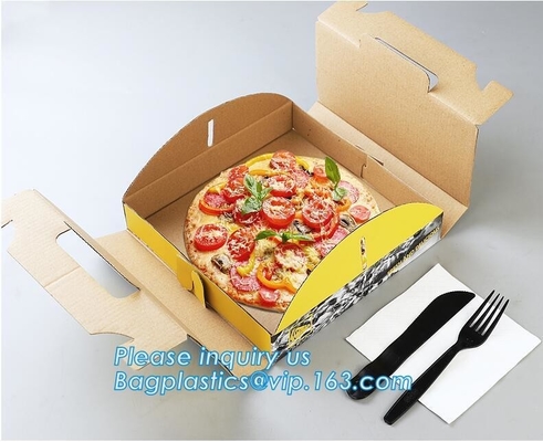 cheap Pizza Boxes Wholesale/Custom Pizza Box/Pizza Box Design,food packaging corrugated wholesale pizza boxes bagease