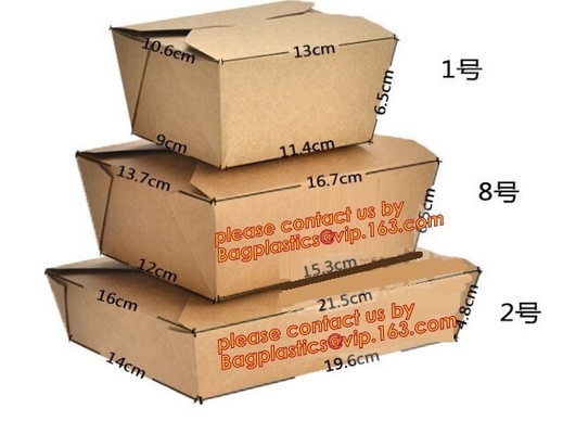 Environmentally friendly disposable kraft paper lunch box,paper bento lunch box,Disposable Food Container Food Storage K