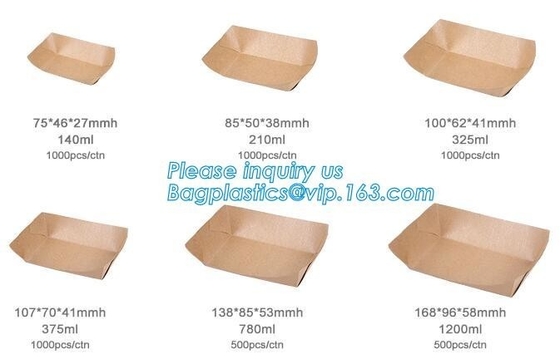 Take out Food Packing food containers Biodegradable Lunch Box Disposable Kraft Paper Box,brown kraft paper food box / Wh