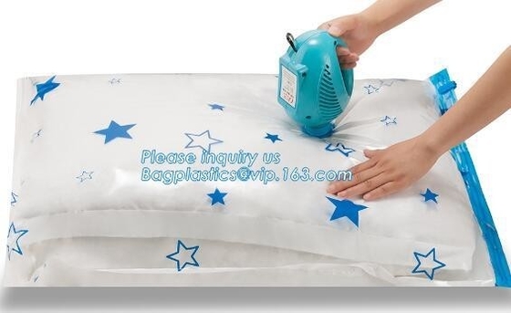 Compression Space Saver Bags Nylon Vacuum Quilt Storage Folding Cube Space