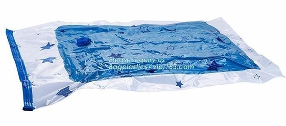 Compression Space Saver Bags Nylon Vacuum Quilt Storage Folding Cube Space