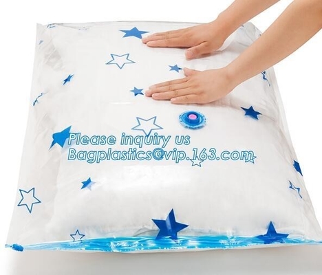 Compression Space Saver Bags Nylon Vacuum Quilt Storage Folding Cube Space