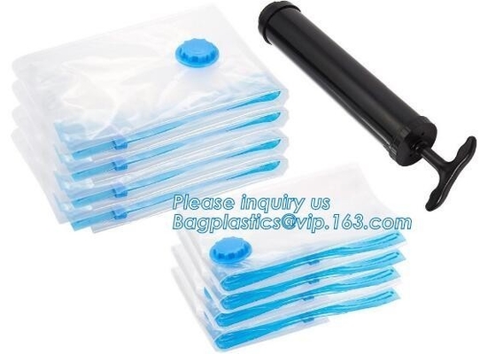 sealed storage tote for bedding, self seal storage bag, clothing compress bag for travel, vacuum storage bag set, plasti