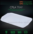 plastic tray, food tray, food container, Fast Food Tray biodegradable plastic 5 Compartment Student Lunch Plate