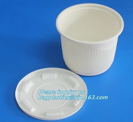 round eco friendly corn starch plates restaurant disposable plates,Safe product biodegradable salad plate biodegradable