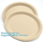 biodegradable tableware 5 compartment sugarcane tray,100% Biodegradable Disposable Sugarcane Paper Raw Material Composta