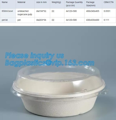 450ml 16oz Microwave Freezer Safe biodegradable corn starch bowl,Environmentally friendly degradable 350ml corn starch r