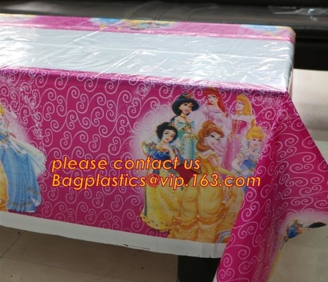 Ice And Snow Baby Favor Decoration princess Party Tablecover Supply, Hot Sale party plastic tablecover supplies kids bir