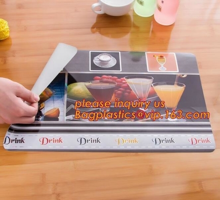 Promotional PP/PVC Placemat Table Mat With Good Quality,vinyl weven decorative PVC placemats recycled table mat,Silicon