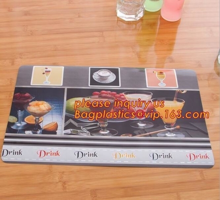 Promotional PP/PVC Placemat Table Mat With Good Quality,vinyl weven decorative PVC placemats recycled table mat,Silicon