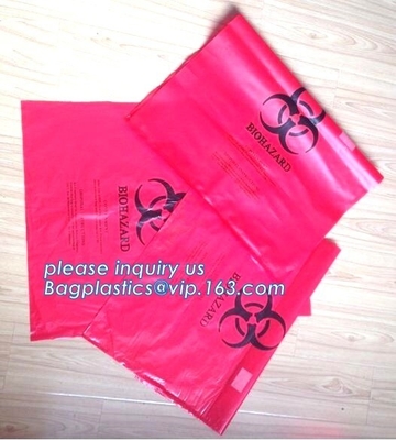 autoclavable Biohazard Collection Bags, 40 Gallon Biohazard Garbage Bag, ldpe biohazard plastic bags, bagplastics, pac