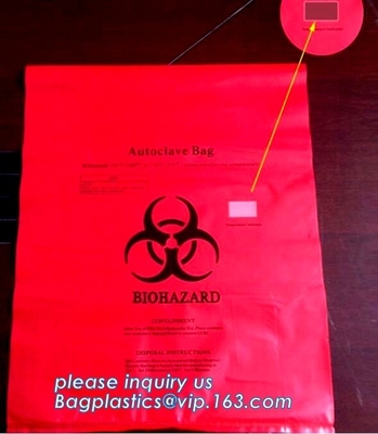 Autoclave Bag/Medical Autoclave Bag/Autoclave Specimen Bag, blood bags, Plastic Zip lockkk medical bags/biohazard plastic b