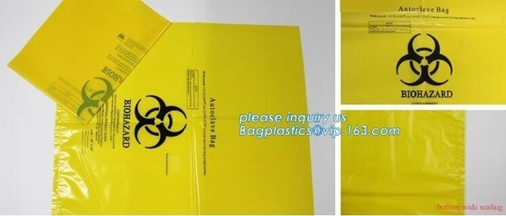 specimen transport poly bag, lab sample packing bags, Pathology Specimen Bag, autoclave bags, Biohazard waste disposal b