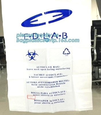 specimen transport poly bag, lab sample packing bags, Pathology Specimen Bag, autoclave bags, Biohazard waste disposal b