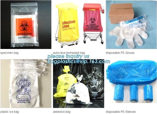 Bio Harzard Specimen Bags/Medical Waste Biohazards Bag/Medical Waste Disposal, infectious medical waste disposal plastic