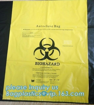 Safty biohazard bag for medical waste, biohazard specimen transport reclosable, Infectious Waste, bagplastics, bagease