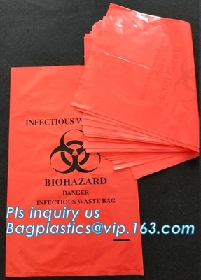 Yellow infectious medical waste disposal plastic bag Biohazard garbage bags, Yellow Waste Bag Disposable Bags For Medica