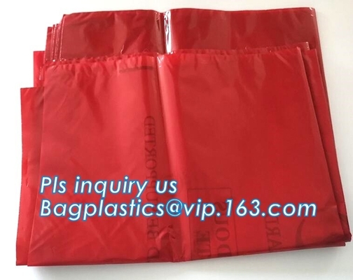 30 Gallon 33&quot; X 40&quot; Red Isolation Infectious Waste Bag / Biohazard Bag High Density 17 Microns - 250 / Case, bagease