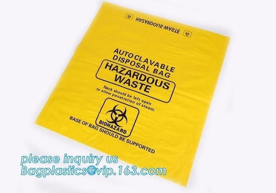 Garbage Autoclavable Polypropylene Bags PLA Biodegradable Clinical