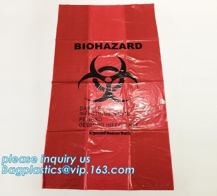 Soiled Linens Trash Bags Yellow Drawstring Tie and One Color Printed, 20-30 Gallon 1.Tapeil 30x43 plastic blue soiled line