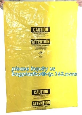 Autoclavable Polypropylene Bags , Plastic Biohazard Bags Removal And Burial