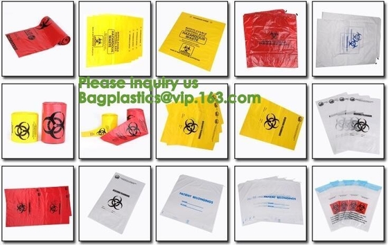 Biohazard Specimen Zip Top BagBiohazard Waste Bags Definition, Green bag, red bag, yellow bag, blue bag, black bag