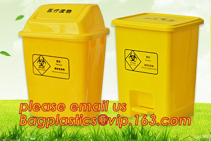 BIOHAZARD WASTE CONTAINERS, PLASTIC STORAGE BOX, MEDICAL TOOL BOX, SHARP CONTAINER, SAFETY BOX, Disposable Hospital Bioh