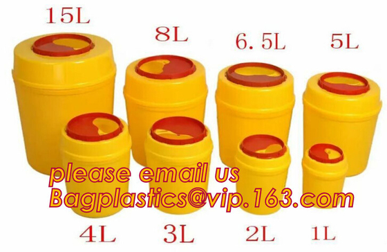3/5/8/10/15 liter square Sharp Container Sharp Box Medical sharps disposal container, Medical Materials &amp; Accessories Pr