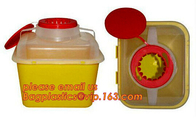 Medical syringe round sharp container ,safety box for needles,sharp bin, Hospital medical sharps container, Disposal sha