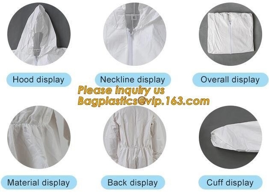 disposable breathable coverall,China Supplier for Disposable Non Woven Coverall Suit,disposable wholesale waterproof cov