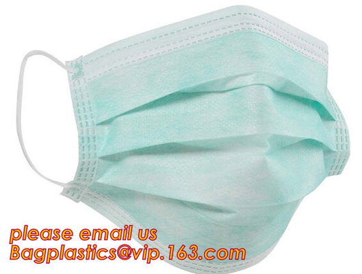 Medical grade protect dust face mask disposable 3 ply paper mask,non-woven face mask in general medical Individual Packi