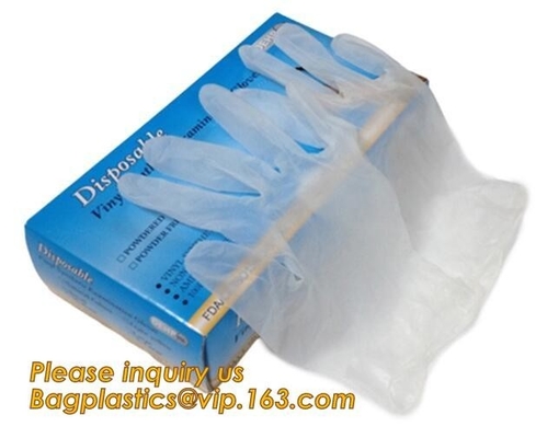 disposable examination vinyl pvc gloves,Non-powder PVC disposable gloves plastic white gloves,vinyl / pvc gloves BAGEASE