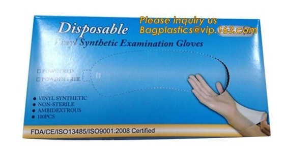 disposable examination vinyl pvc gloves,Non-powder PVC disposable gloves plastic white gloves,vinyl / pvc gloves BAGEASE