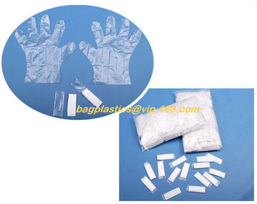 Biodegradable Compostable Disposable Food Handlng Gloves, Disposable medical Gloves, individual fold package