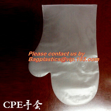 Poly Gloves, Embossed, Premium Cast Polyethylene (CPE), Powder Free, Medium, Clear Food Prep Glove, Safety protection