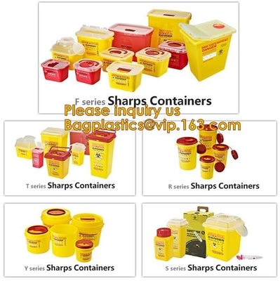 Disposal sharp container for store and dispose of medical waste,Cheap Disposable Plastic Medical Sharp Safe Container 1L