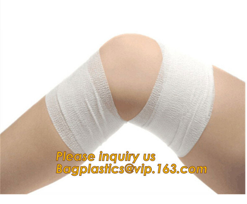 Sport Medical Plaster Bandage,Elastic Knee Brace Fastener Support Guard Gym Sports Bandage,latex free cohesive bandage s