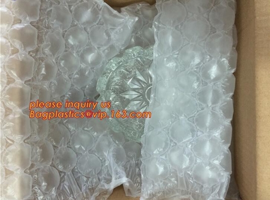 Safety Fill Plastic Inflatable Air Cushion Bubble Protection Packaging Bag, Strapping air inflatable cusioning film bag, voi