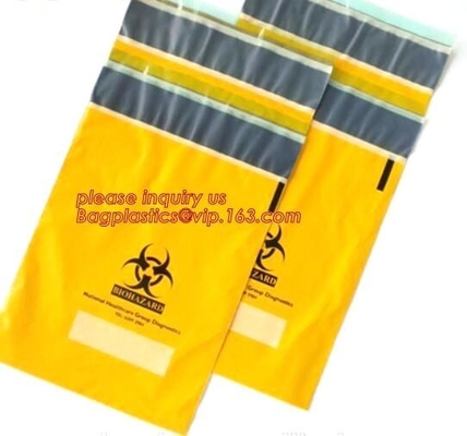 Self Seal Airport Security Money Bag Biodegradable Tamper Evident Proof