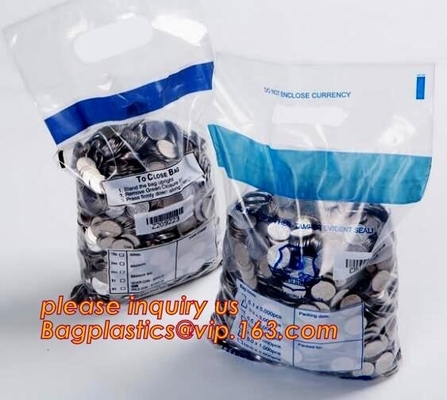 Plastic Mailing Bags Tamper Evident Security Bank Deposit Proof Security