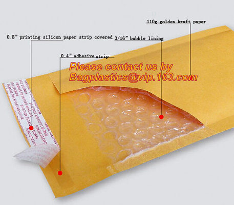 Kraft Paper eco friendly poly mailers black bubble envelope bag for shipping with custom, Envelope Bags Bubble Mailers P