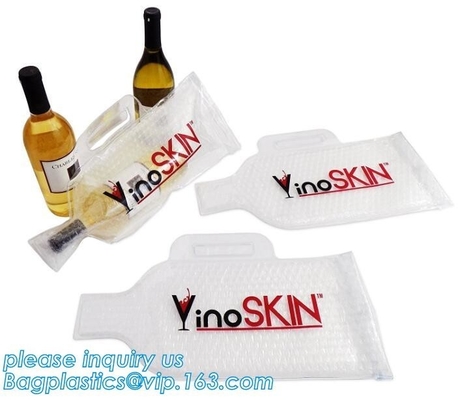 Eco friendly wine bag,wine bottle protector,Bubble Bags Wrap Packaging Fragile Items Inflatable Wine Bottle Air Pouch Ba