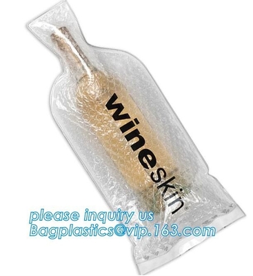 Eco friendly wine bag,wine bottle protector,Bubble Bags Wrap Packaging Fragile Items Inflatable Wine Bottle Air Pouch Ba