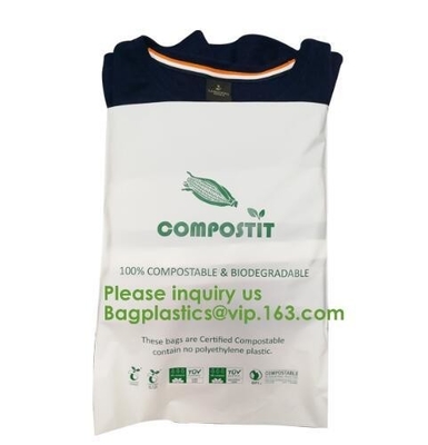 EN13432 100% Bio Degradable Mailing Bags Custom PLA PBAT Compostable Courier Bags,Eco Reusable Recycle Compostable Mail