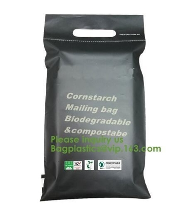 cornstarch made biodegradable custom printed plastic mailing bags,China Supplier Custom biodegradable courier bag biogra