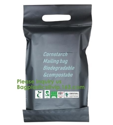 cornstarch made biodegradable custom printed plastic mailing bags,China Supplier Custom biodegradable courier bag biogra