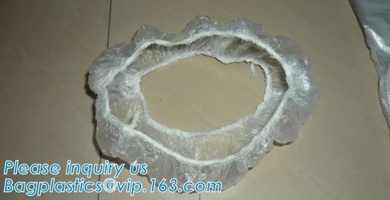 Disposable Plastic Car Seat Covers / Steering Wheel Covers , Wheel Steering Cover