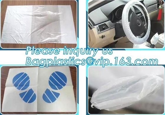 Disposable plastic car seat cover universal, Industrial Disposable Wipes Synthetic Leather Car Seat Cover Synthetic Leat