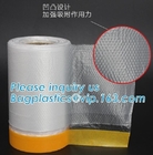self adhesive auto painting pre-taped masking film auto paint shelding function taped masking film, mold plastic auto